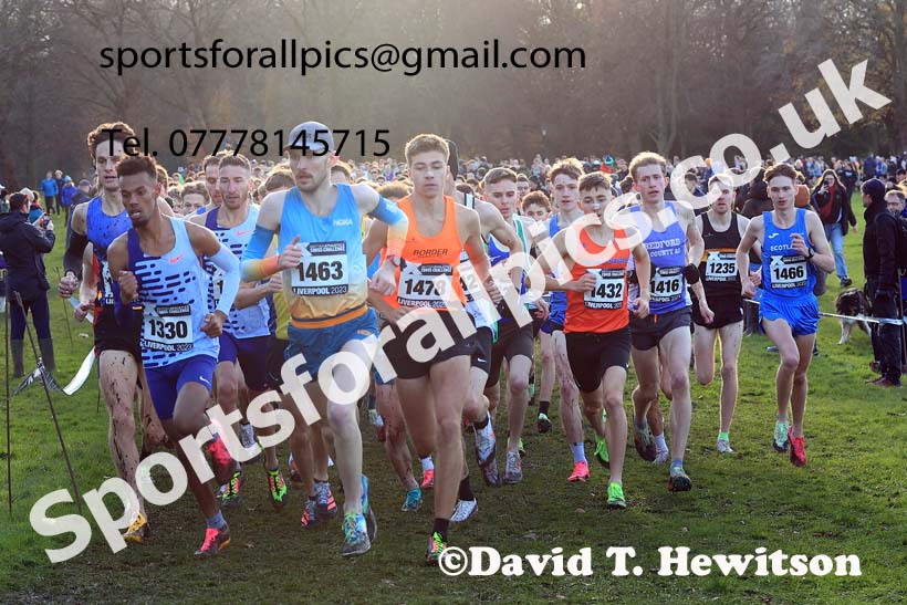 Senior Men and Under-23s, 2023 British Athletics Cross Challenge, Sefton Park, Liverpool. Photo: David T. Hewitson/Sports for All Pics